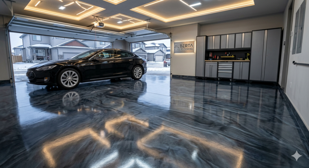 Flooring make your garage look elegant