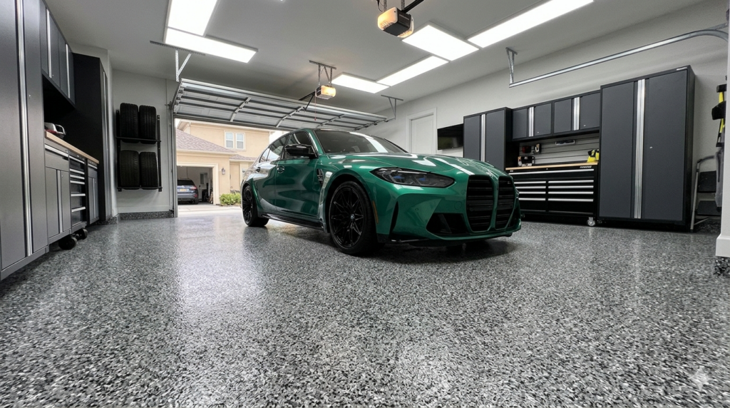 Flooring make your garage look elegant